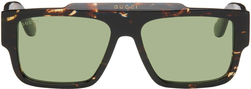 Sončna očala Gucci Rectangular Sunglasses Rjava | GG1460S-002, 0