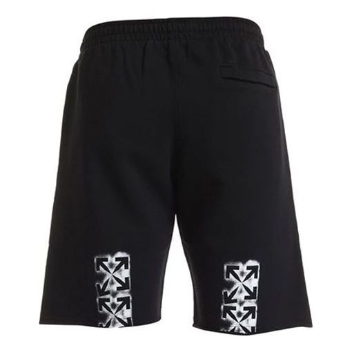 Kratke hlače Off-White Sprayed Arrows Sports Shorts Črna | OMCI006E20FLE0011001