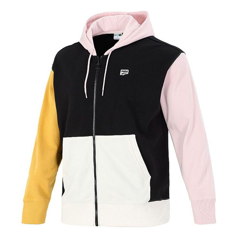Pulover Puma Color-Block Hooded Jacket Večbarvna | 532679-01