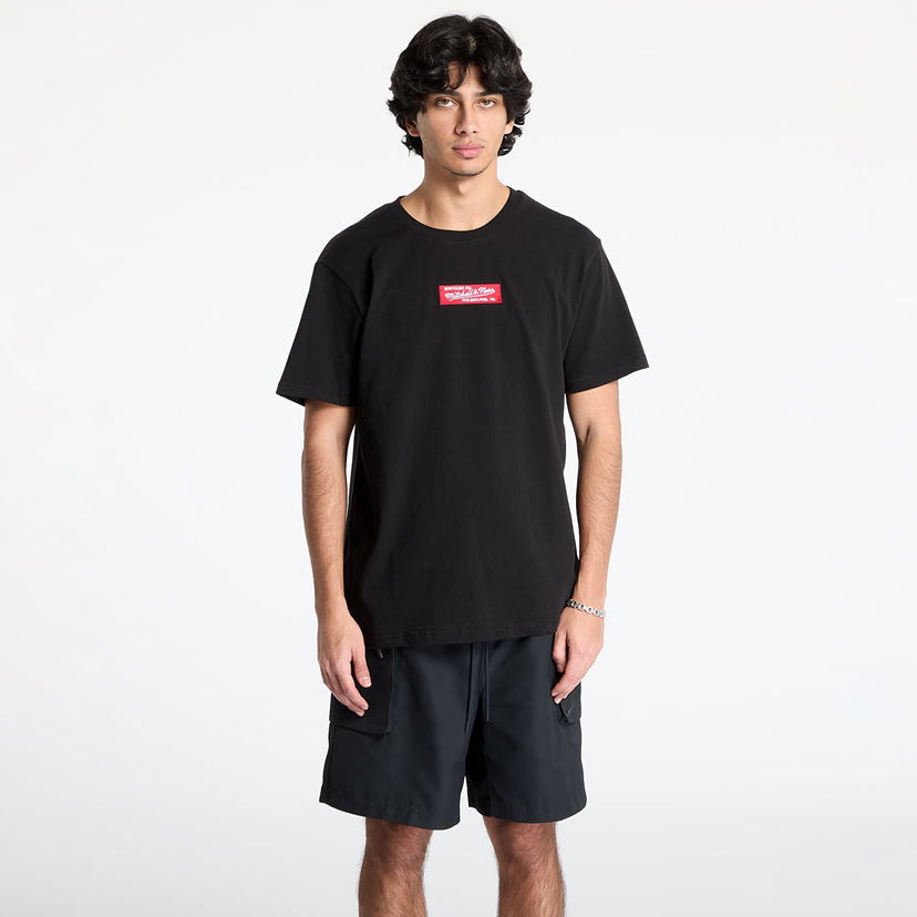 Majica Mitchell & Ness Black Box Logo Graphic Tee Črna | SSTE7826-MNNYYPPPBLCK