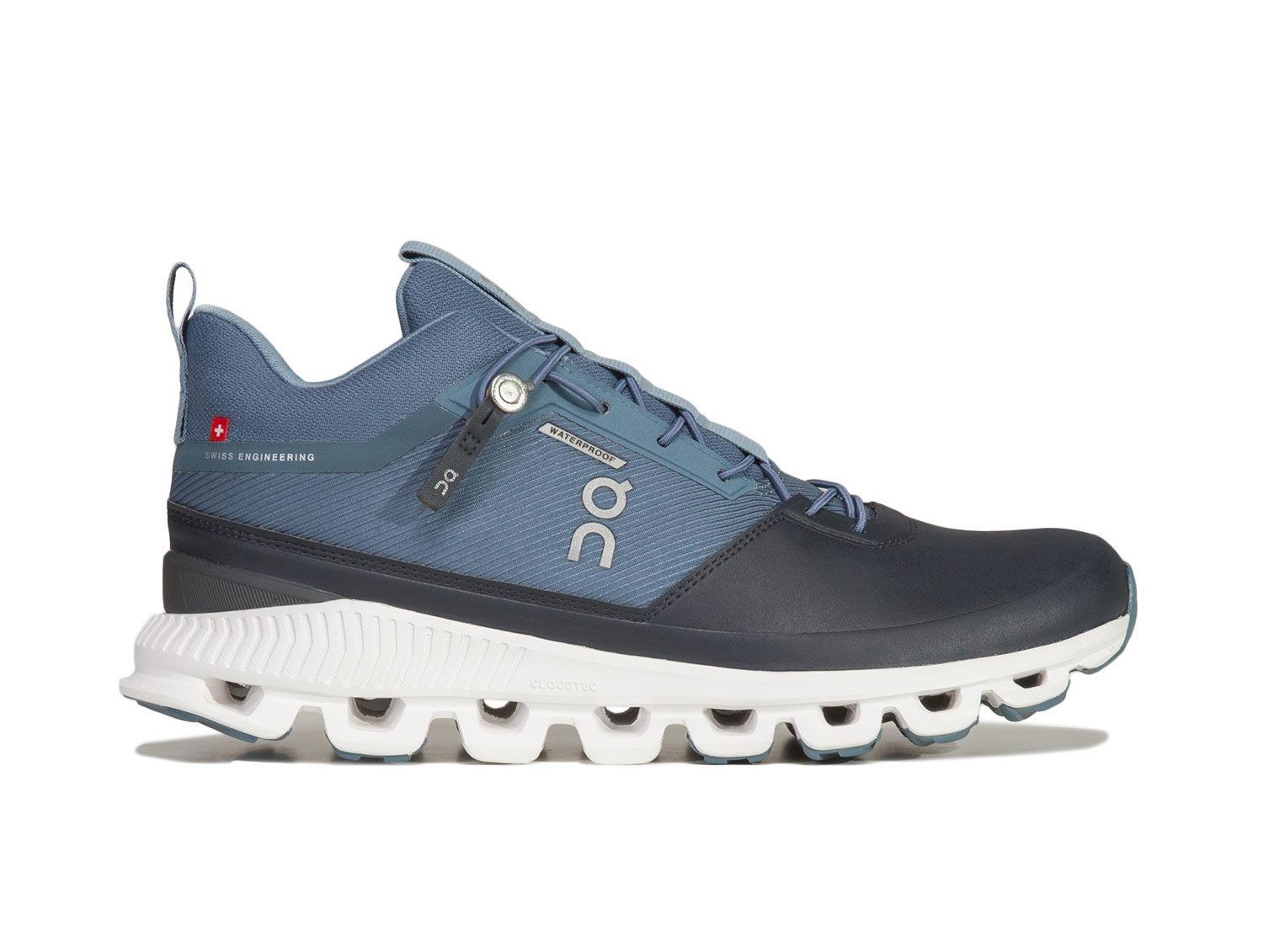 Superge in čevlji On Running Cloud Hi Waterproof W Mornarica | 2899167, 0