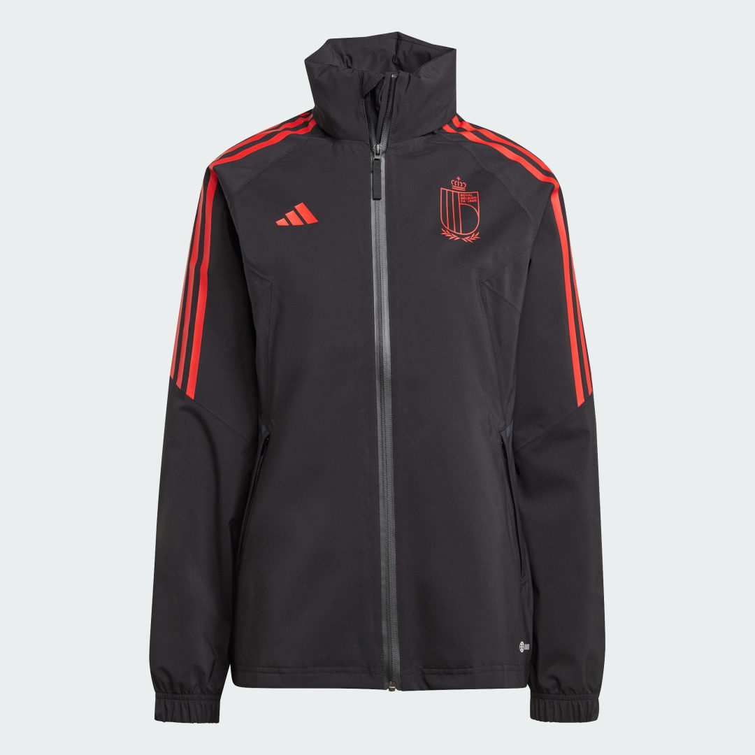 Jakna adidas Performance RBFA RAIN JACKET Črna | HT7113, 1