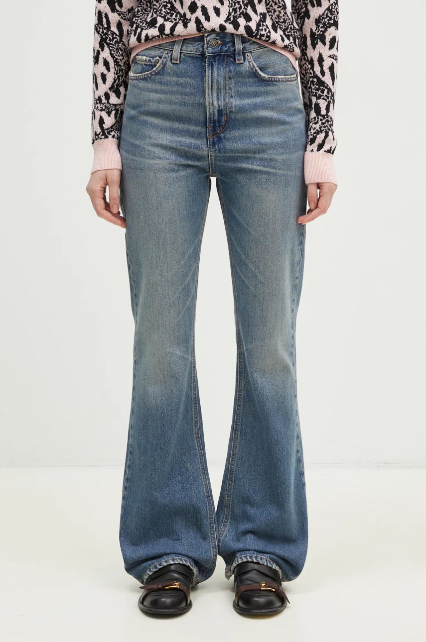 Kavbojke Fiorucci Fiorucci Flared Medium Waist Jeans Modra | U01FPDJE083DN01DN02, 0