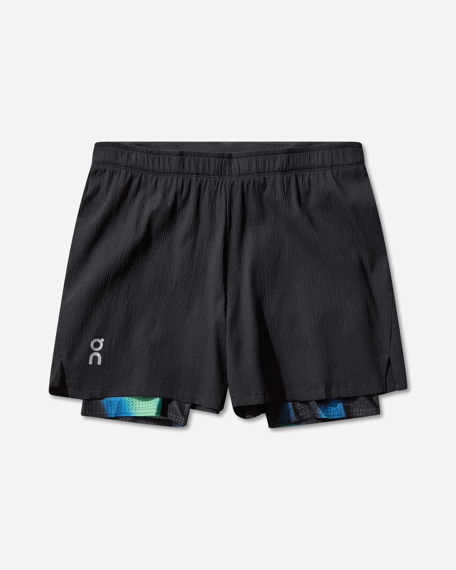 Kratke hlače On Running Pace 2-in-1 Textured Running Shorts Črna | 1MF10813398 002, 1