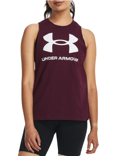 Majica brez rokavov Under Armour Live Bordo | 1356297-600