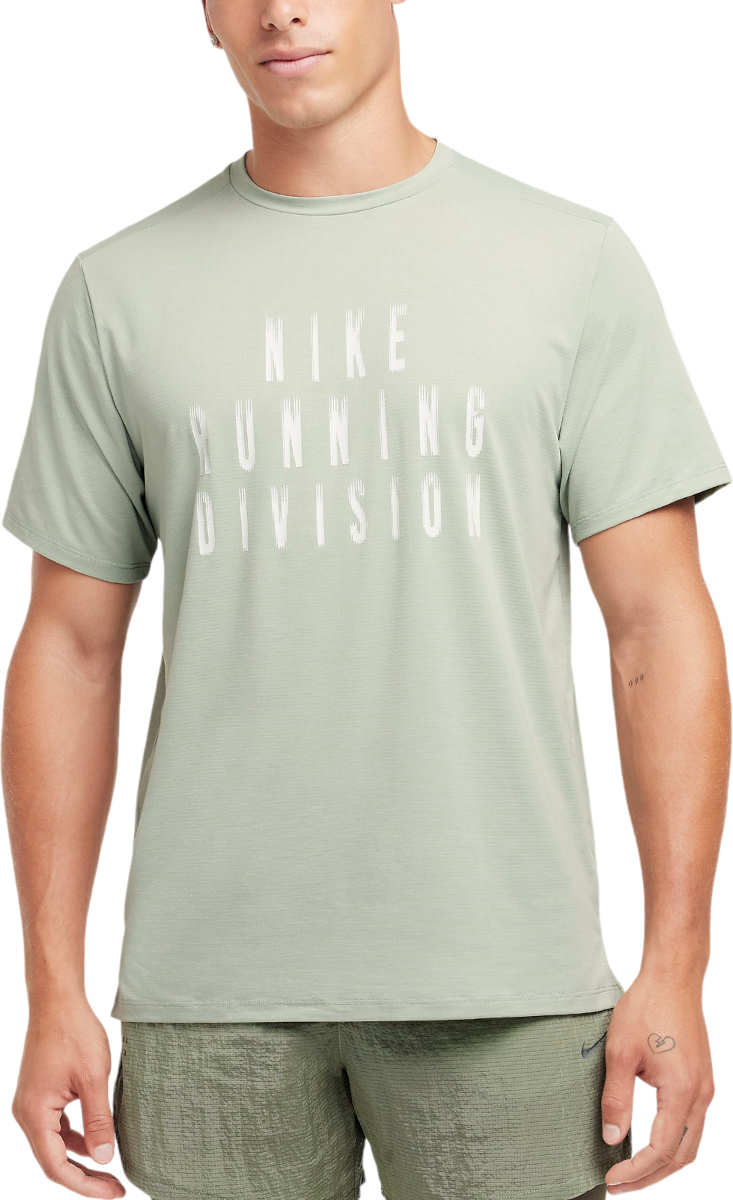 Majica Nike T-Shirt Rise 365 Run Division	  with_print  short_sleeve Zelena | fz1129-370