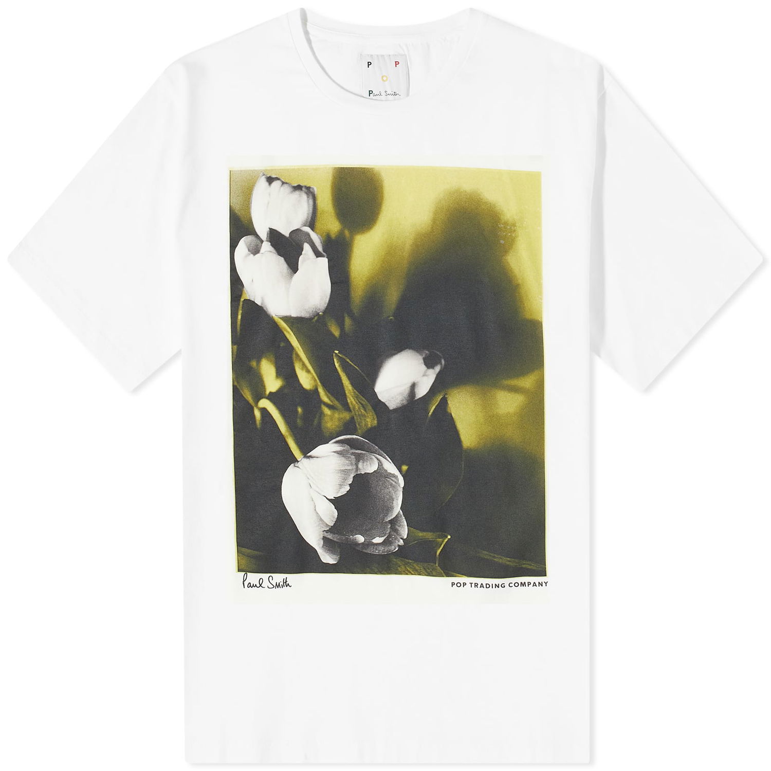Majica Pop Trading Company x Paul Smith Tulip Tee Bela | M1R-136YE-KP3975, 0