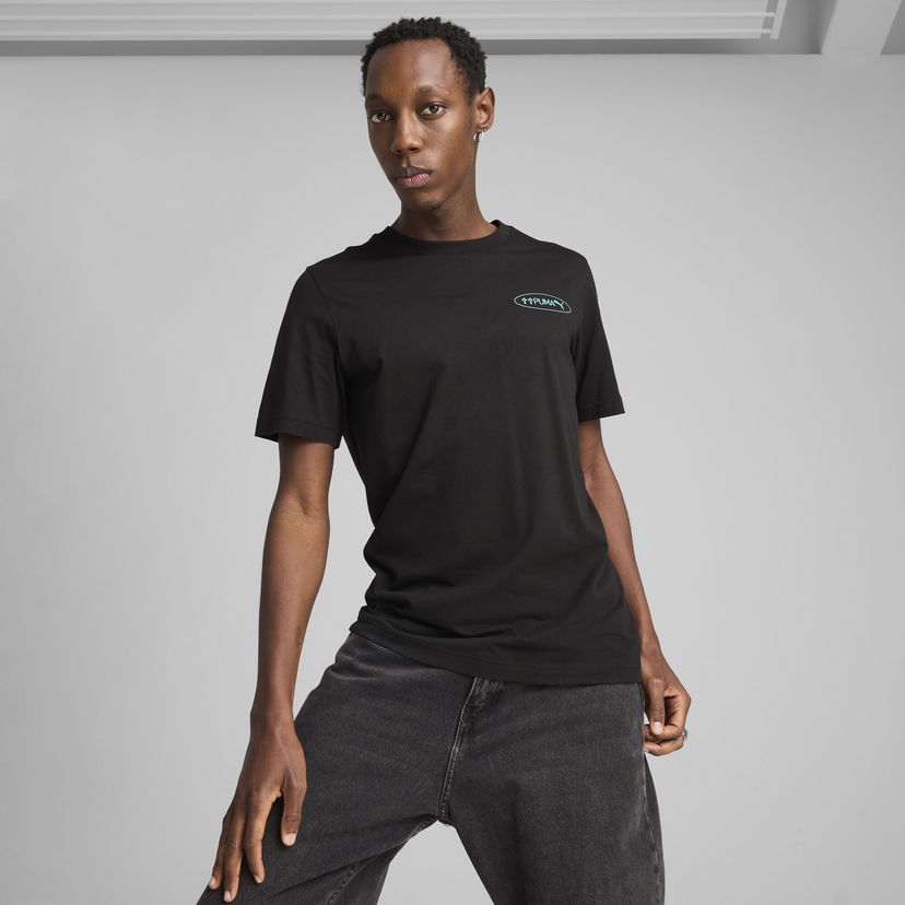 Majica Puma 3 Circles Graphic T-Shirt Črna | 684834_01