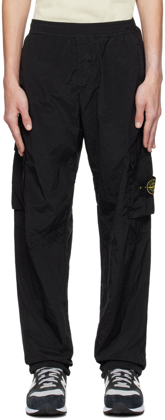Oblačila Stone Island Loose-Fit Cargo Pants Črna | 791531019