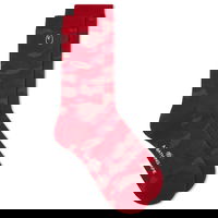 A Bathing Ape Colour Camo One Point Socks