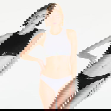 Modrček CALVIN KLEIN Ck1 Cotton New Unlined Bralette Črna | QF6964E UB1, 0