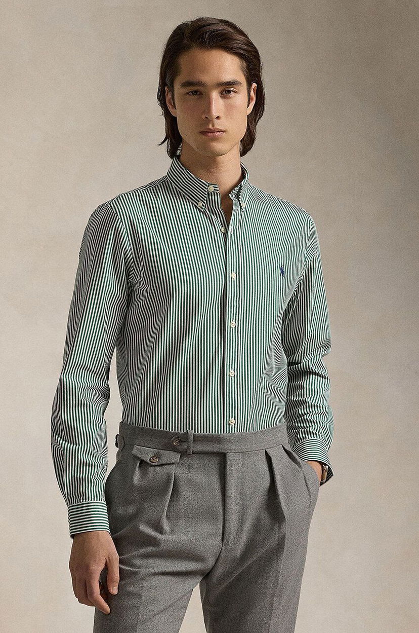 Srajce Polo by Ralph Lauren Polo Ralph Lauren Regular Fit Button-Down Shirt Zelena | 710929346