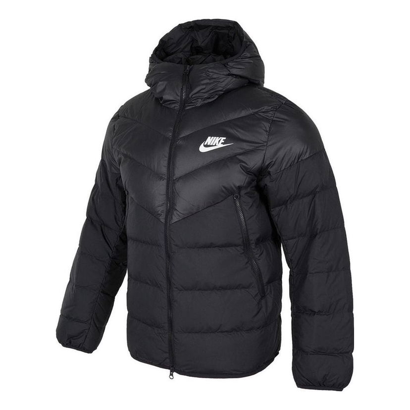 Puhovka Nike Hooded Puffer Jacket Črna | DV0754-010