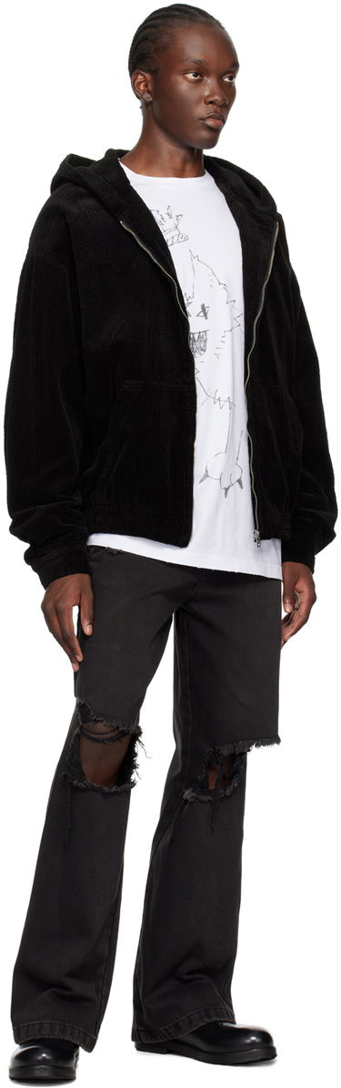 Pulover We11done We11done Zip-Up Hooded Jacket Črna | WD-JP2-24-083-M-BK, 3
