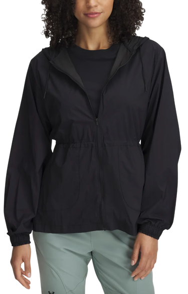 Jakna Under Armour Under Armour Cinch Waist Hooded Jacket Črna | 1389502-001, 0