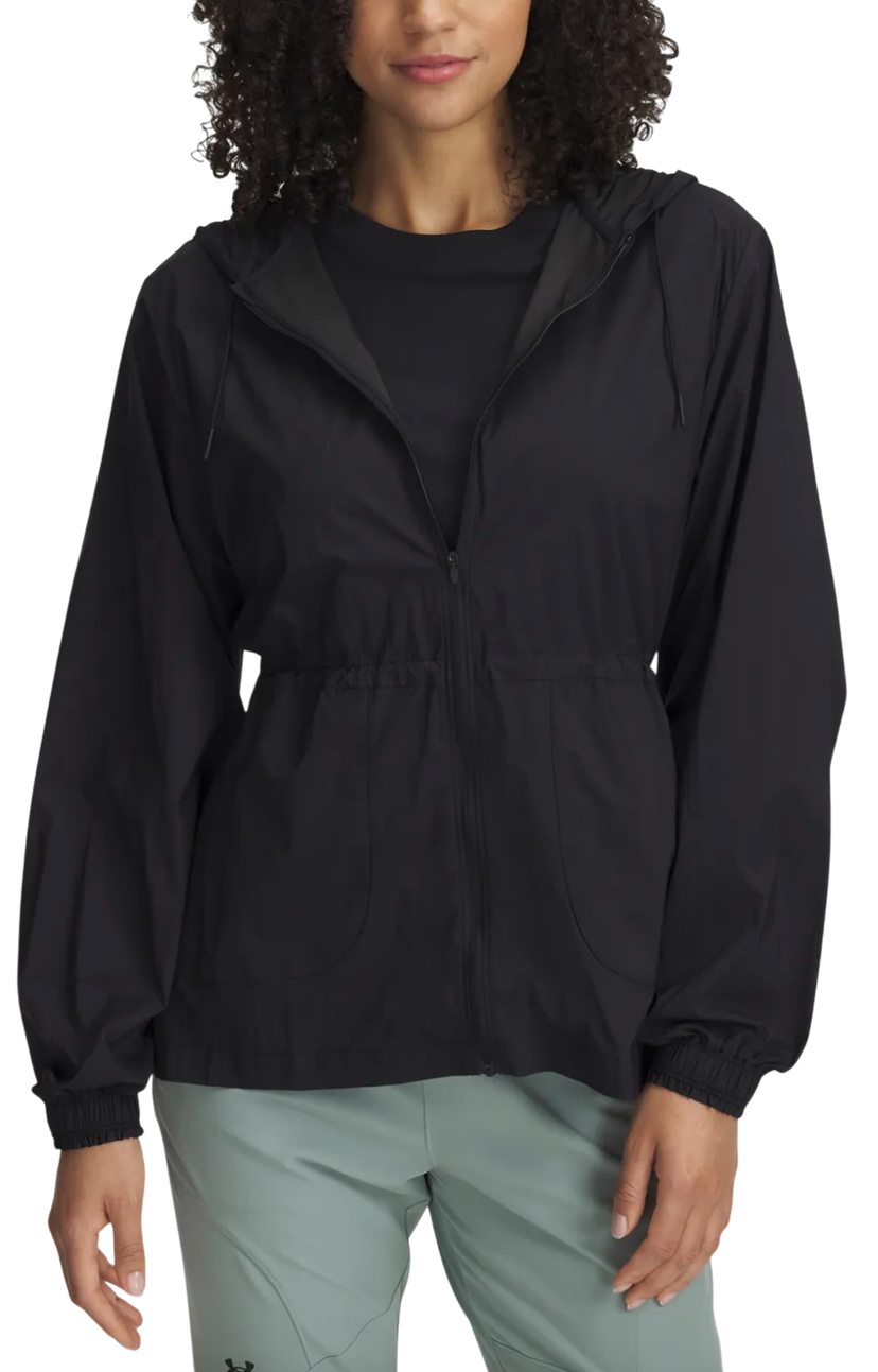 Jakna Under Armour Under Armour Cinch Waist Hooded Jacket Črna | 1389502-001
