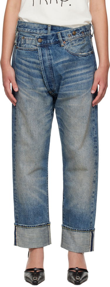 Kavbojke R13 R13 Cuffed Crossover Jeans Modra | R13WD193-D324B, 0