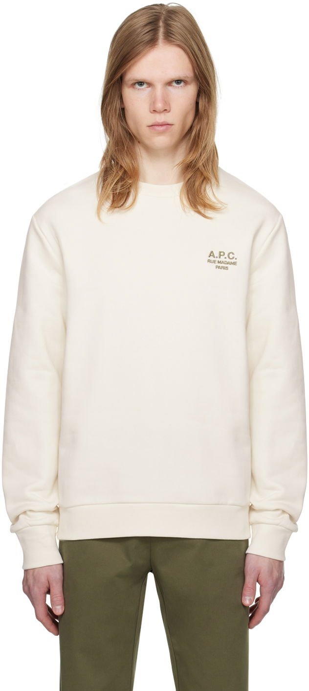 Pulover A.P.C. Rider Sweatshirt Bež | COGVG-H27699, 0