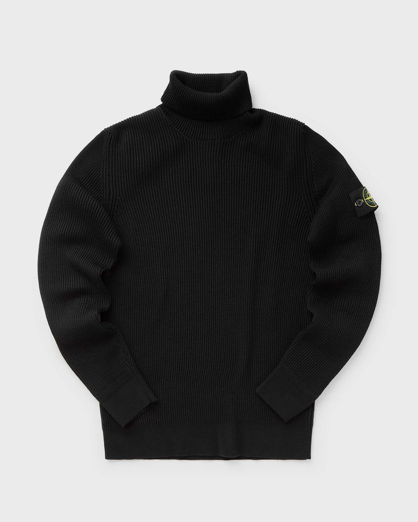 Majica Stone Island MAGLIERIA TAGLIATA Črna | 8115552C2.A0029