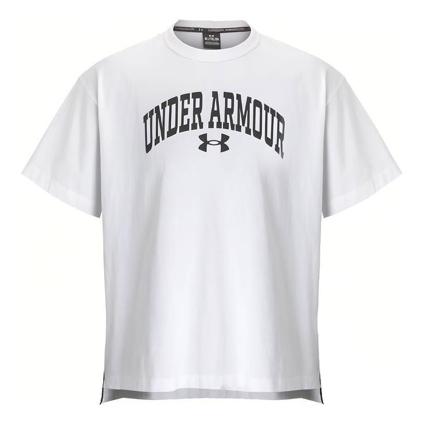 Majica Under Armour Half Sleeve Wordmark Logo T-shirt Bela | 1387994-100