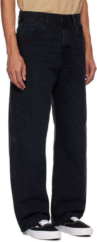Kavbojke Carhartt WIP Landon Canvas Pants Črna | I034318_25, 4