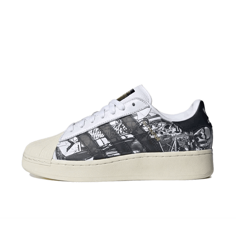 Superge in čevlji adidas Originals Star Wars x Nanzuka x Superstar XLG "Cloud White" Bela | IF9249