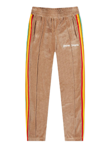 Trenirka Palm Angels Rainbow Chenille Track Pant Bež | PMCA007F21FAB0106001