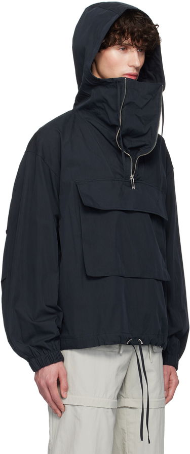 Vetrovka Helmut Lang Gusset Hooded Jacket Mornarica | O04HM101, 1