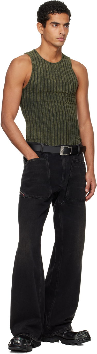 Majica brez rokavov Diesel Ribbed Distressed Tank Top Zelena | A21574-0DCCB-5EU, 4