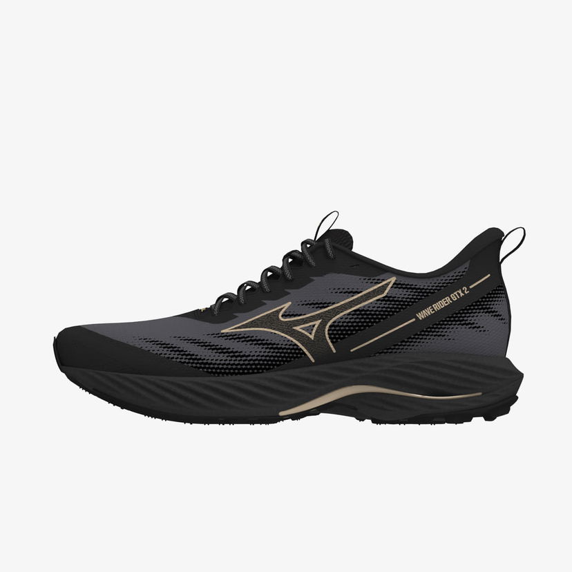 Tek Mizuno Wave Rider Gtx 2 Iron Gate/ GE Gold/ Black Črna | J1GD247921
