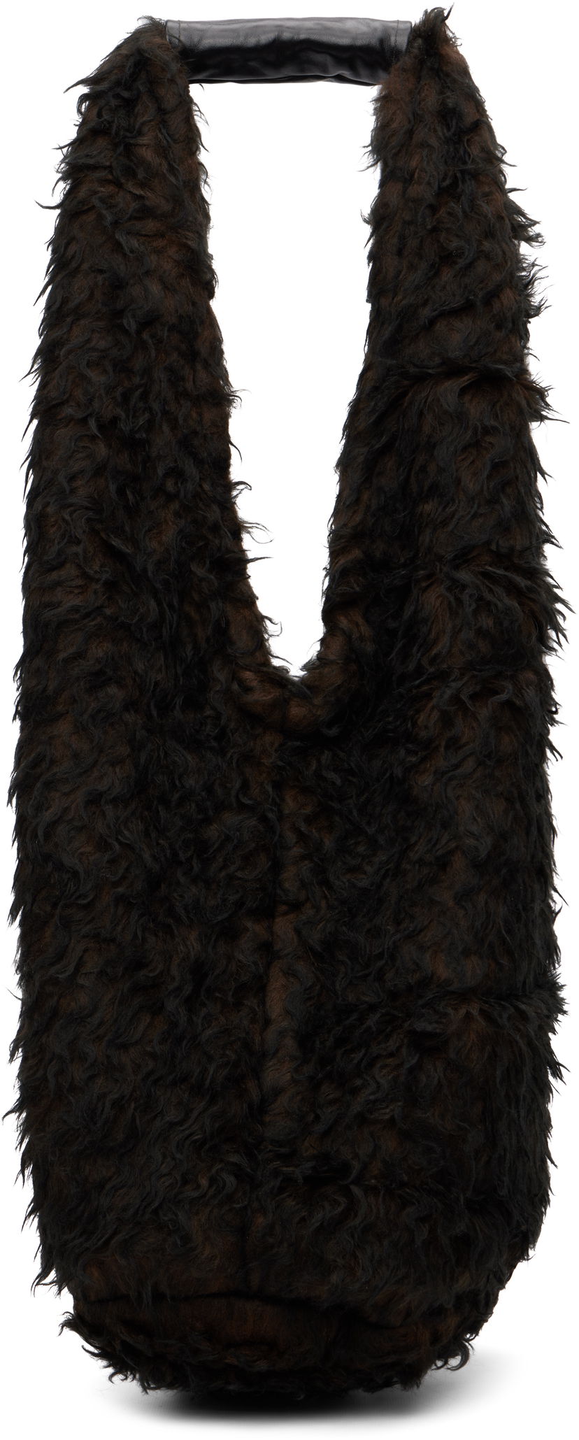 Tote bag OUR LEGACY OUR LEGACY Drip Faux Fur Tote Črna | A4258DO