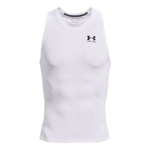 Majica brez rokavov Under Armour Compression Training Tank Top Bela | 1368352-100, 0