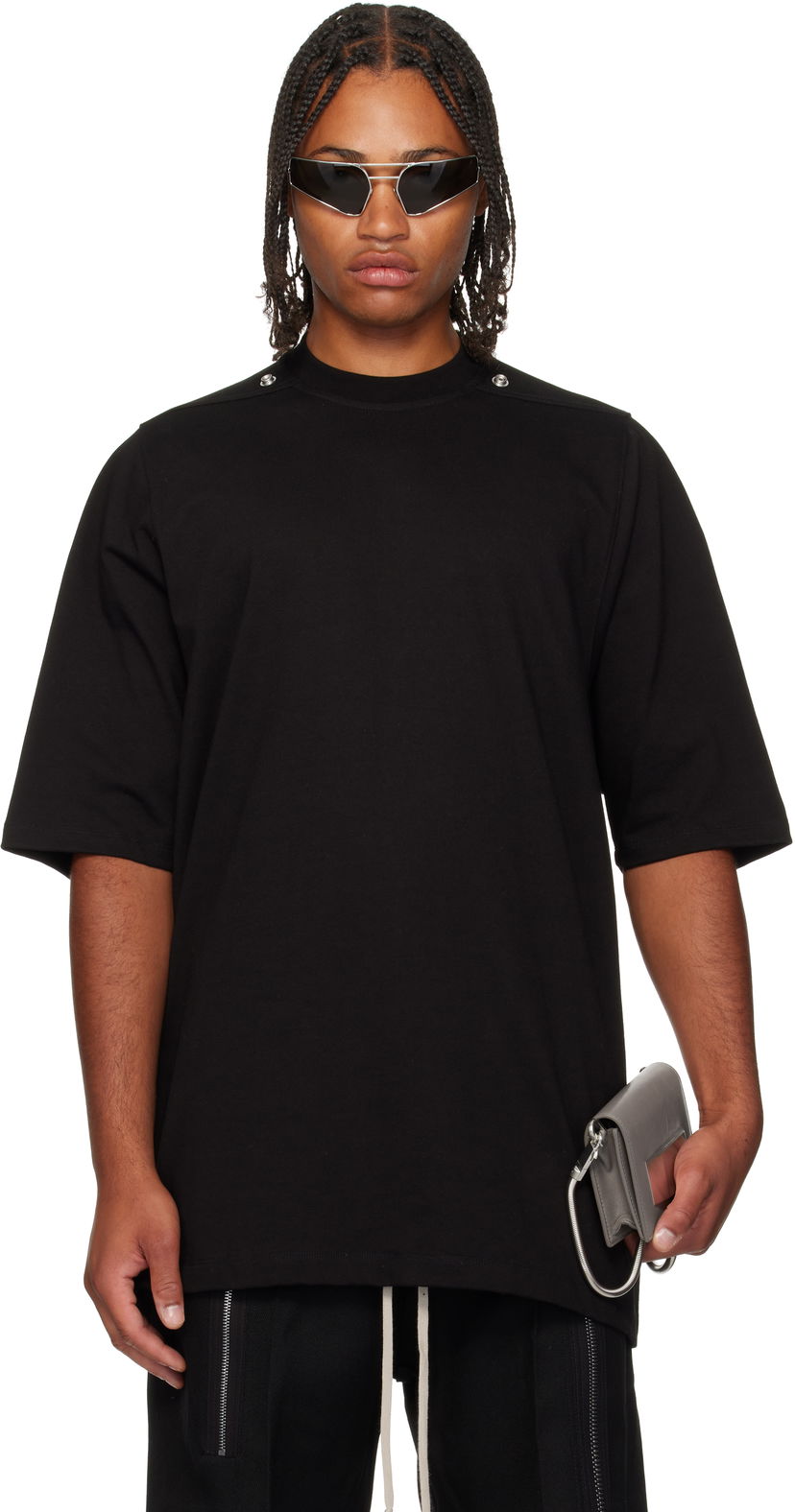 Majica Rick Owens Rick Owens Concordians Jumbo Short Sleeve T-Shirt Črna | RU02E1249 BAES2