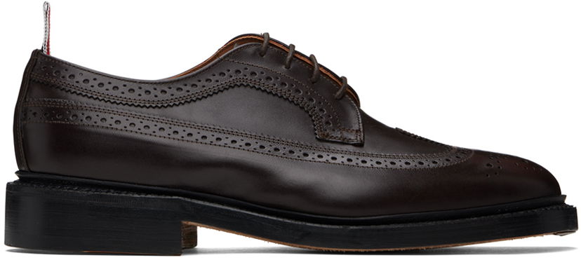 Oblačila Thom Browne Thom Browne Classic Longwing Calf Leather Derbys Rjava | MFD240D-06764