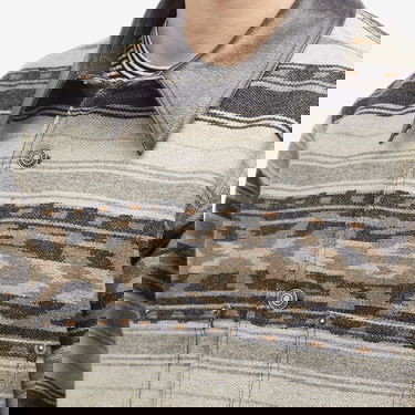 Srajce ISABEL MARANT Geometric Print Overshirt Rjava | 25PVE0501HA-C1D01H-02FK, 5
