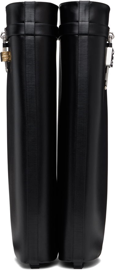 Oblačila Givenchy Givenchy Shark Lock Tall Boots Črna | BE702XE1NG001, 1