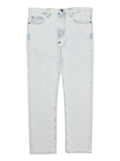 Kavbojke Off-White Diag Tab Arrow Slim Jean Modra | OMYA147C99DEN0024001
