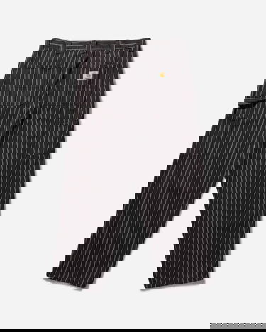 Hlače Carhartt WIP OG Single Knee Seaton Stripe Pants Črna | I034800 2MB02, 2