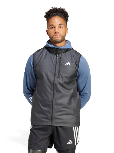 Telovnik adidas Performance Own the Run Vest Siva | IN1493