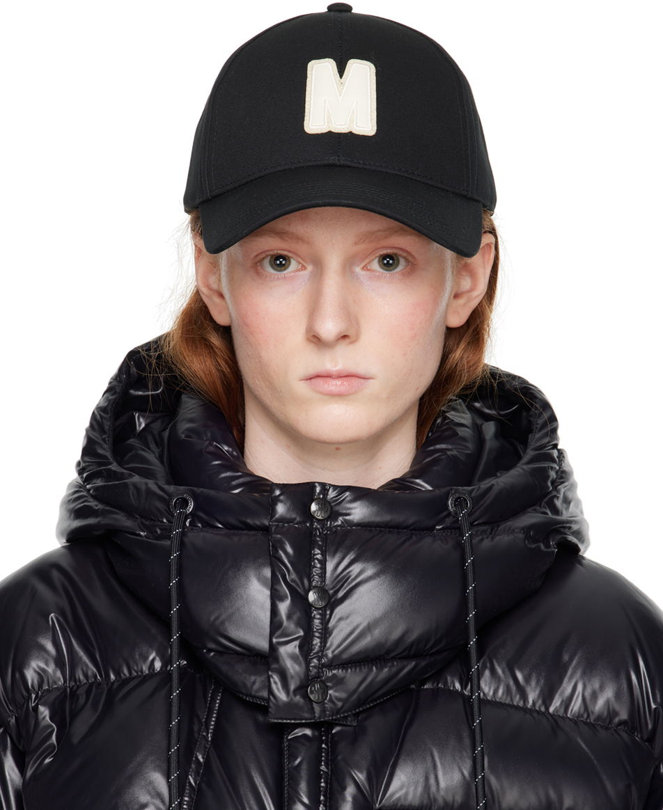 Kapa Moncler Appliqué Cap Črna | I10933B000020U082, 0