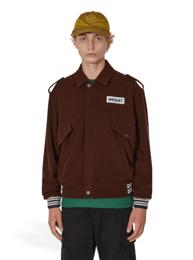 Plašči PACCBET Painting Harrington Jacket Rjava | PACC11J005 1