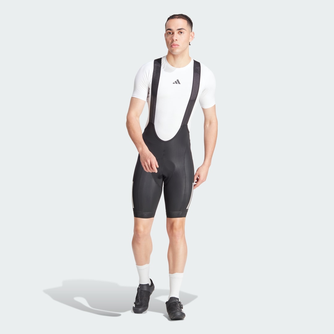Kratke hlače adidas Performance Essentials 3-Stripes Padded Cycling Bib Črna | IP2676, 1