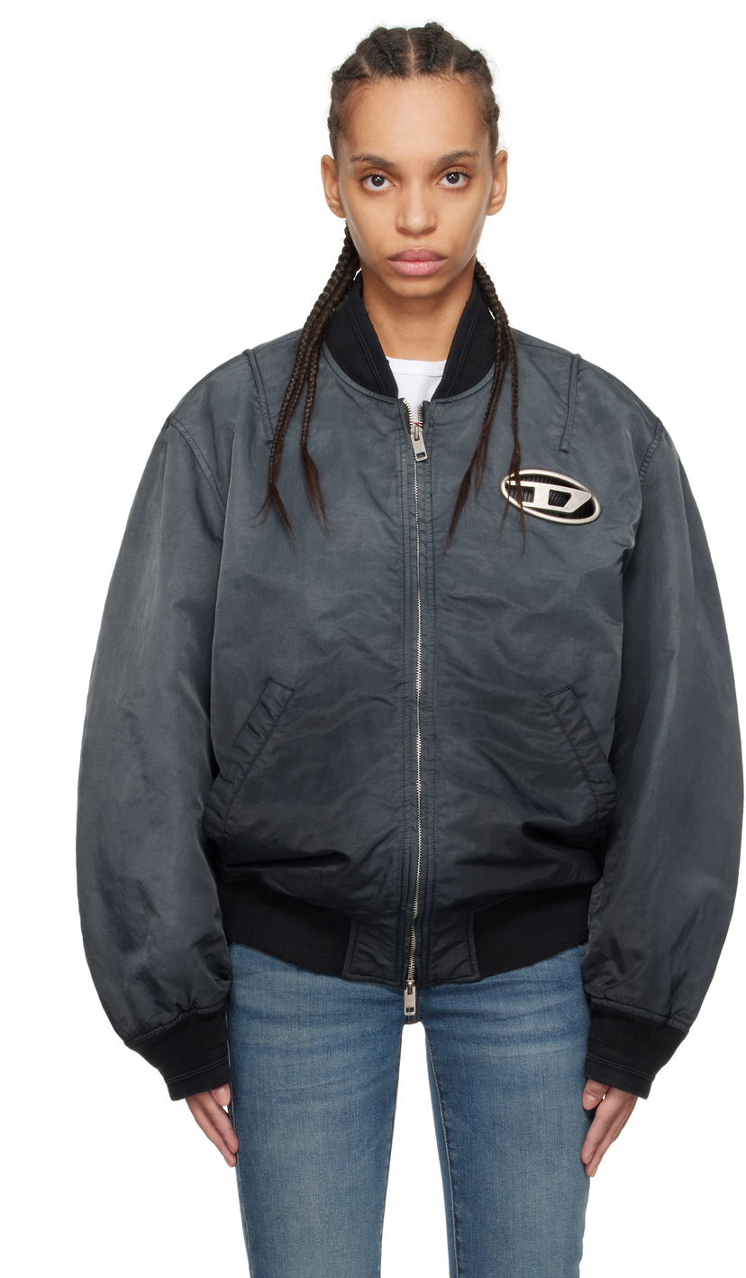 Bomber jakna Diesel J-Kepes Bomber Jacket Siva | A12087 0QHAR