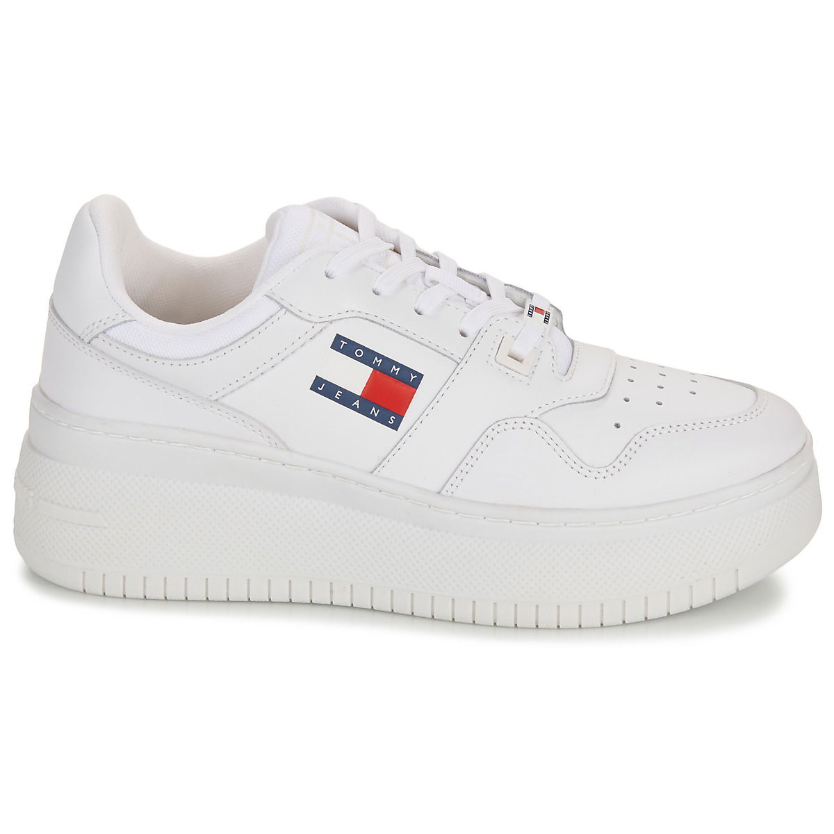 Superge in čevlji Tommy Hilfiger RETRO BASKET FLATFORM ESS Bela | EN0EN02506-YBS, 1