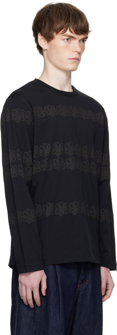 Majica Simone Rocha Simone Rocha Daisy Chain Print Long Sleeve T-shirt Modra | 5194P47P48-M 0569, 4