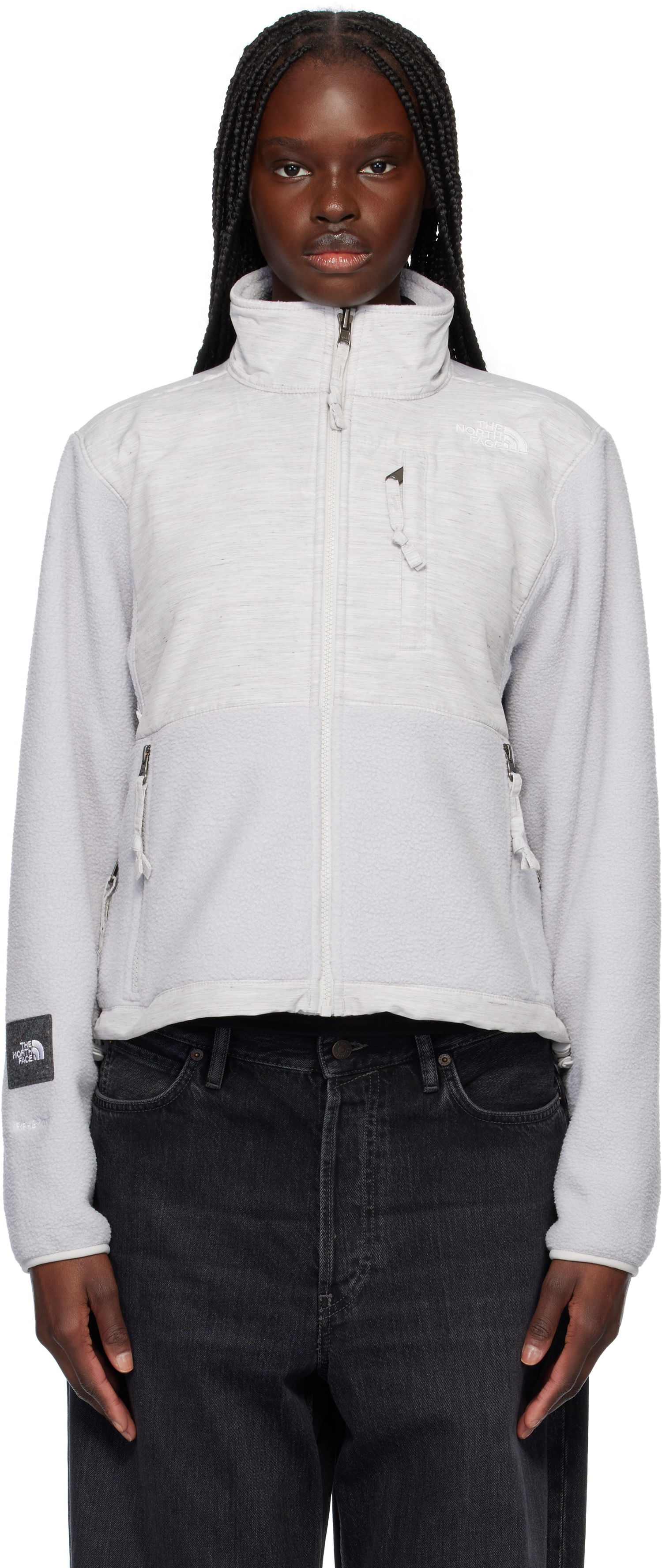 Pulover The North Face Re-Grind Denali Fleece Jacket Siva | NF0A8B8D, 0