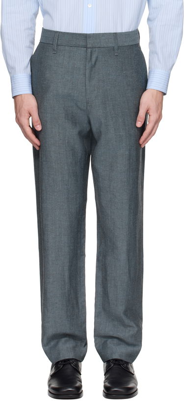 Hlače rag & bone rag & bone Evan Wool-Blend Trousers Siva | MBW25P7011DGML, 0