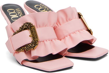Nega čevljev Versace Versace Jeans Couture Baroque Buckle Emily Mules Roza | E78VA3S70_E71570, 3