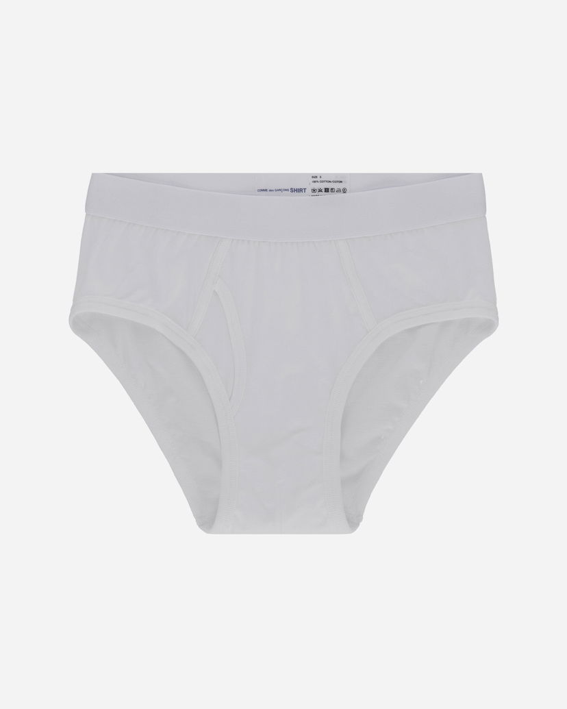 Spodnjice Comme des Garçons Classic Briefs Bela | FZ-T914-PER 4