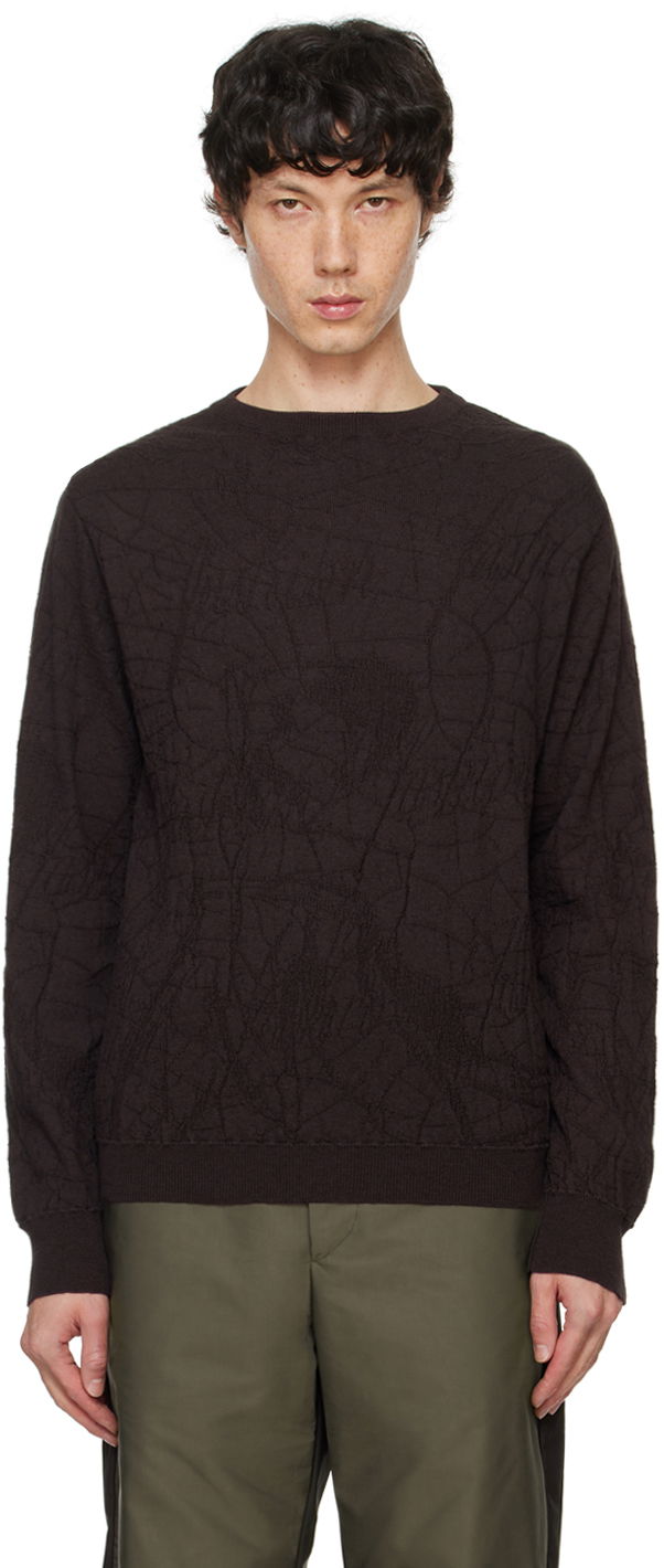 Pleteni pulover Serapis Brown Yiota Sweater Črna | FW24_KT_2